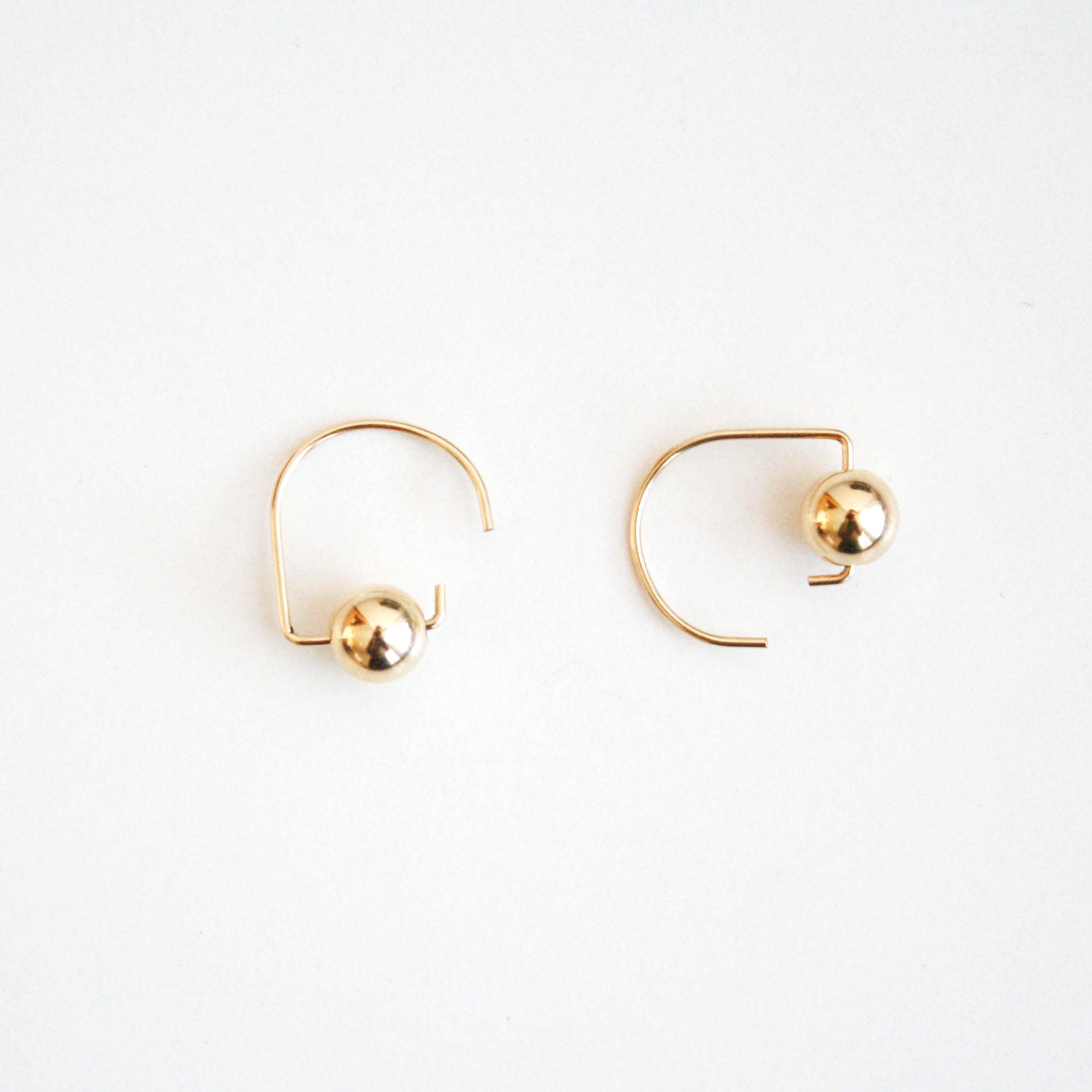 Ball stud earrings |Silver ball earrings | gold studs - DEMI+CO Jewellery